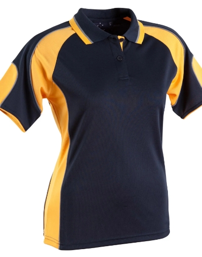 Picture of Winning Spirit, Ladies Cooldry Contrast Polo w Panels